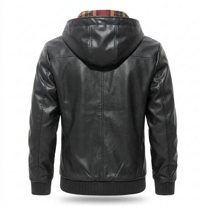 Gentleman Code - Lymor | Gefüttert Gerippt Lederjacke Herren