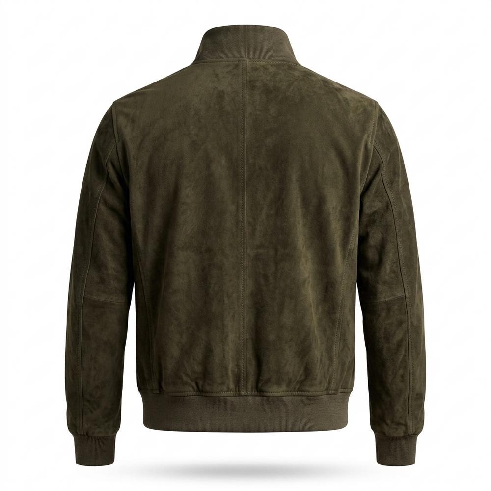 Gentleman Code - Zidov | Geknöpft Rauledern Wildleder-Jacke Herren