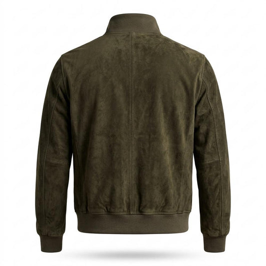 Nobleman Code - Zidov | Geknöpft Rauledern Wildleder-Jacke Herren