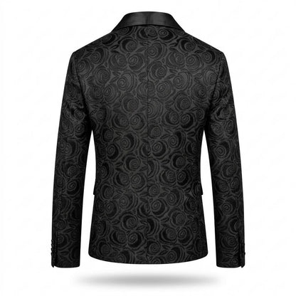 Nobleman Code - Ridas | Floral Schalkragen Anzug Herren