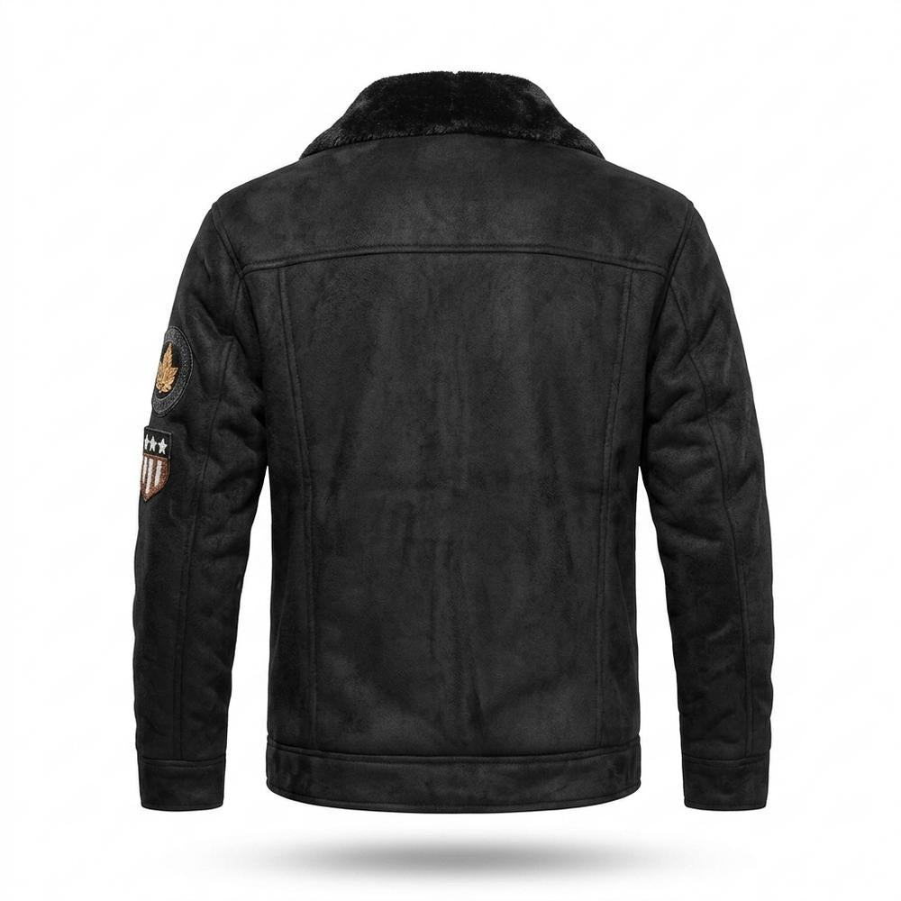 Gentleman Code - Yibav | Gefüttert Geknöpft Wildleder-Jacke Herren