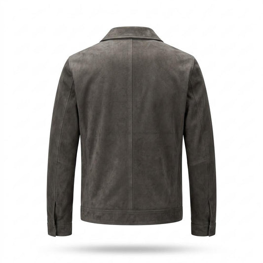 Nobleman Code - Miguk | Gerade Matte Wildleder-Jacke Herren