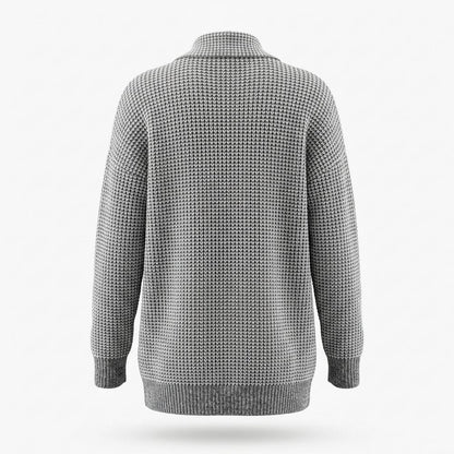 Gentleman Code - Aukos | Strukturierter Offener Cardigan Damen