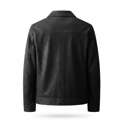 Gentleman Code - Zugal | Aufgeraut Geknöpft Wildleder-Jacke Herren