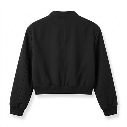 Gentleman Code - Aibol | Kurzgeschnittene Geknöpfte Jacke Damen