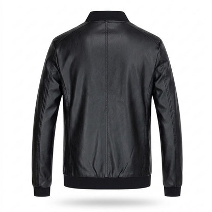 Gentleman Code - Temol | Gefütterte Matte Lederjacke Herren