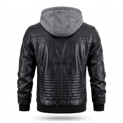 Gentleman Code - Revan | Gefüttert Gesteppt Lederjacke Herren