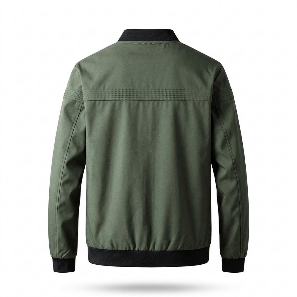 Gentleman Code - Veguk | Reißverschluss Stehkragen Jacke Herren