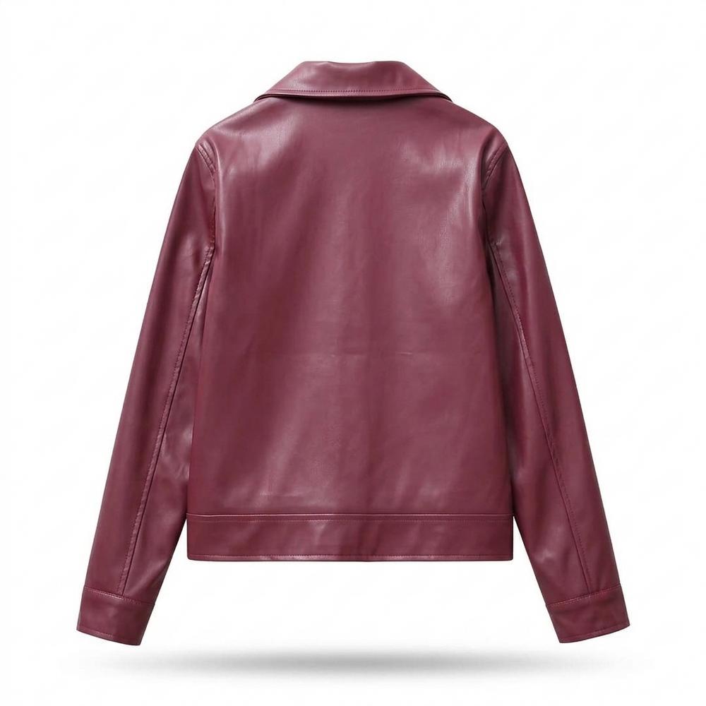 Nobleman Code - Nuhas | Glatt Gefüttert Lederjacke Unisex