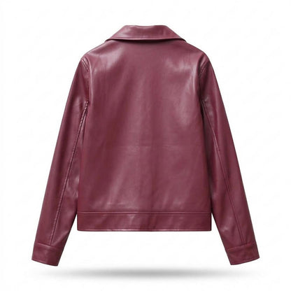 Nobleman Code - Nuhas | Glatt Gefüttert Lederjacke Unisex