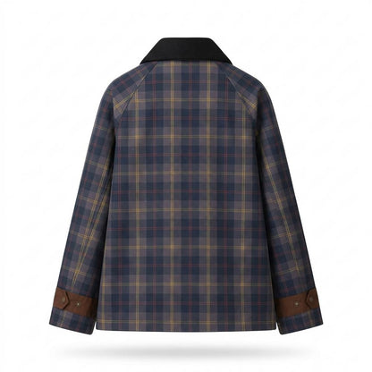 Gentleman Code - Dehan | Karierte Geknöpfte Jacke Unisex