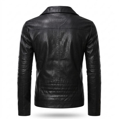 Gentleman Code - Zafod | Asymmetrisch Tailliert Lederjacke Herren