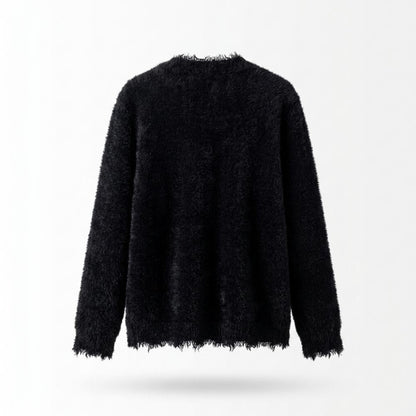 Gentleman Code - Vepol | Flauschig Geknöpft Cardigan Damen