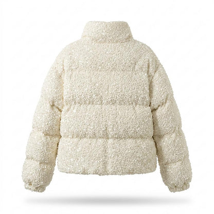 Gentleman Code - Eihal | Paillettenbesetzt Wattiert Jacke Damen