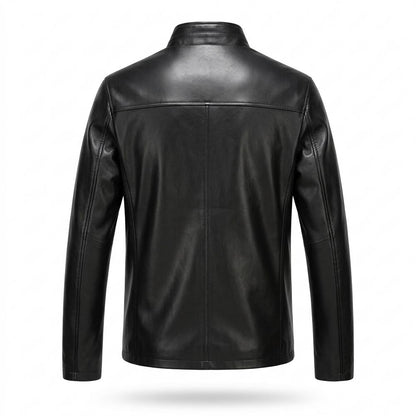 Gentleman Code - Vasov | Gefüttert Gesteppt Lederjacke Herren