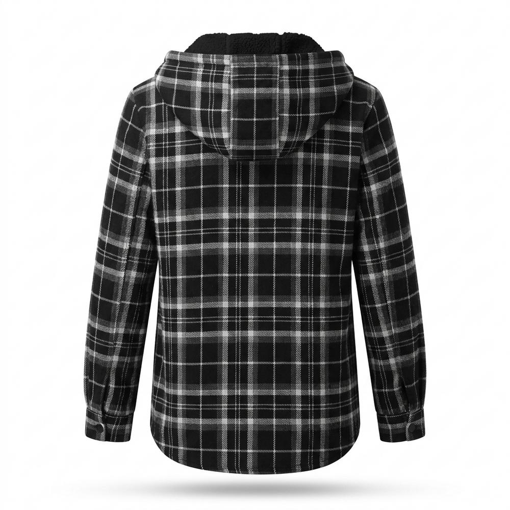 Nobleman Code - Nedol | Gefüttert Kariert Jacke Damen