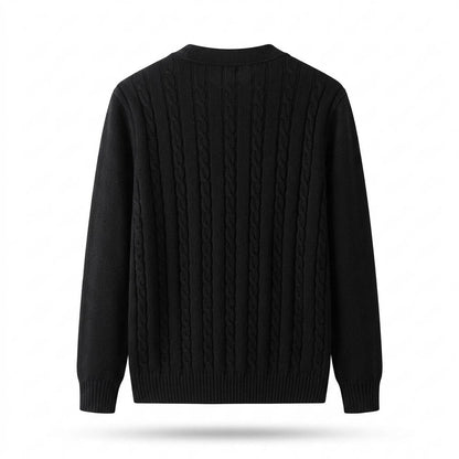 Nobleman Code - Zabat | Strukturierter Langärmliger Cardigan Herren