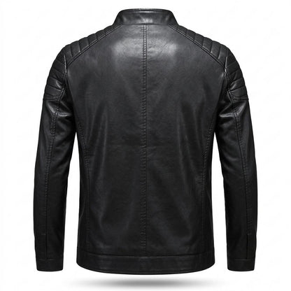 Gentleman Code - Yozor | Gesteppt Figurbetont Lederjacke Herren