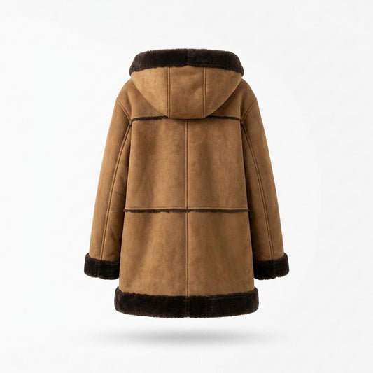 Nobleman Code - Zosel | Gefütterter Veloursartiger Mantel Damen