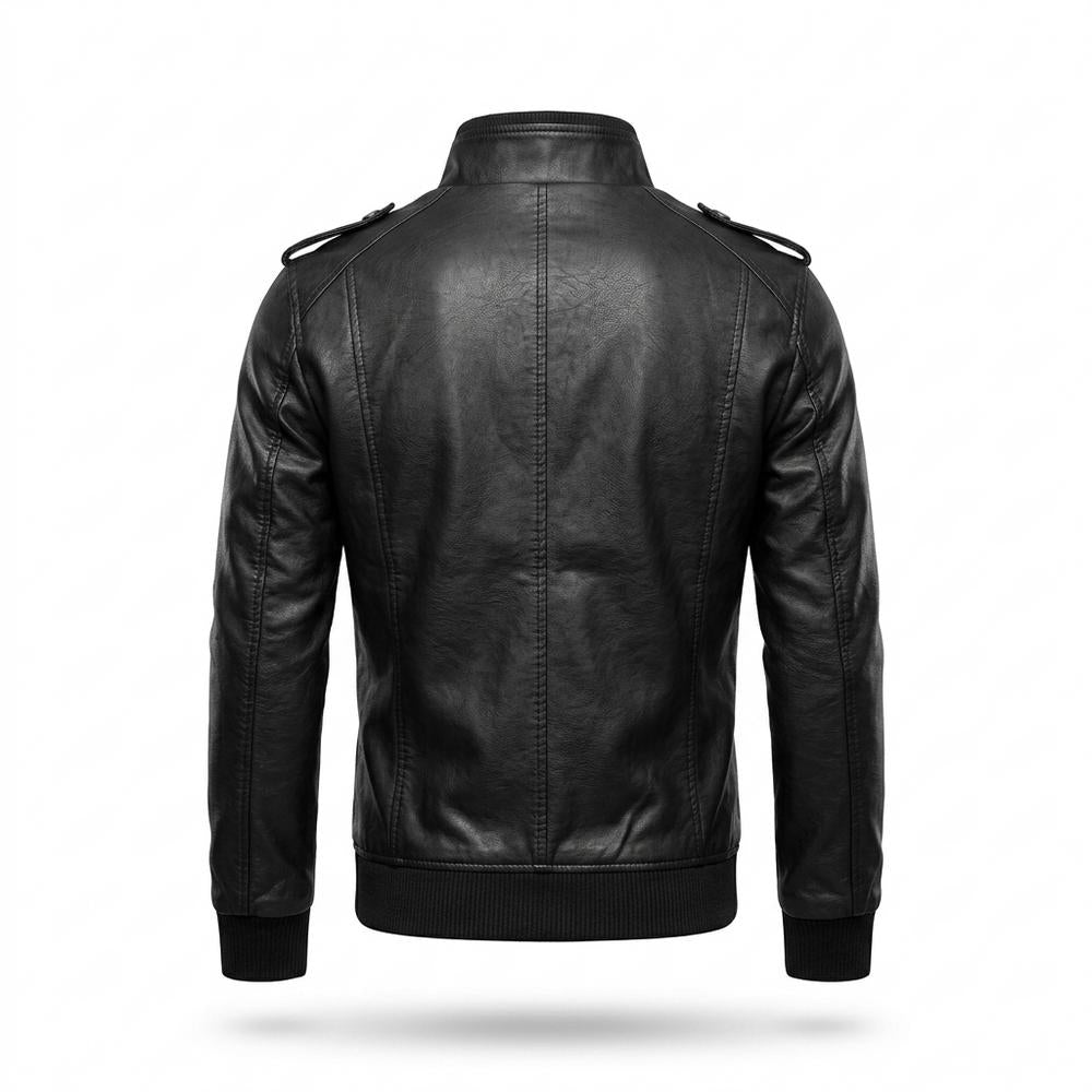 Gentleman Code - Munes | Gesteppt Gefüttert Lederjacke Herren