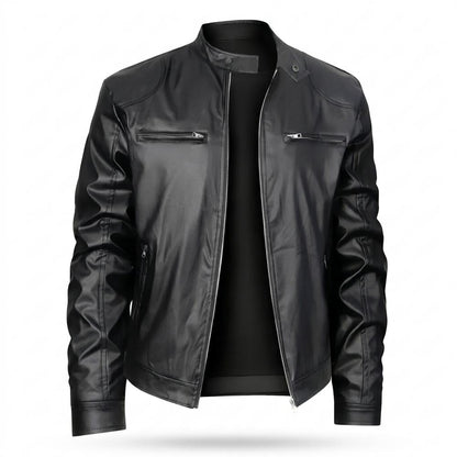 Gentleman Code - Caded | Gesteppt Gefüttert Lederjacke Herren