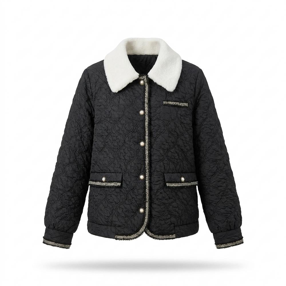 Nobleman Code - Renuv | Gesteppte Strukturierte Jacke Damen