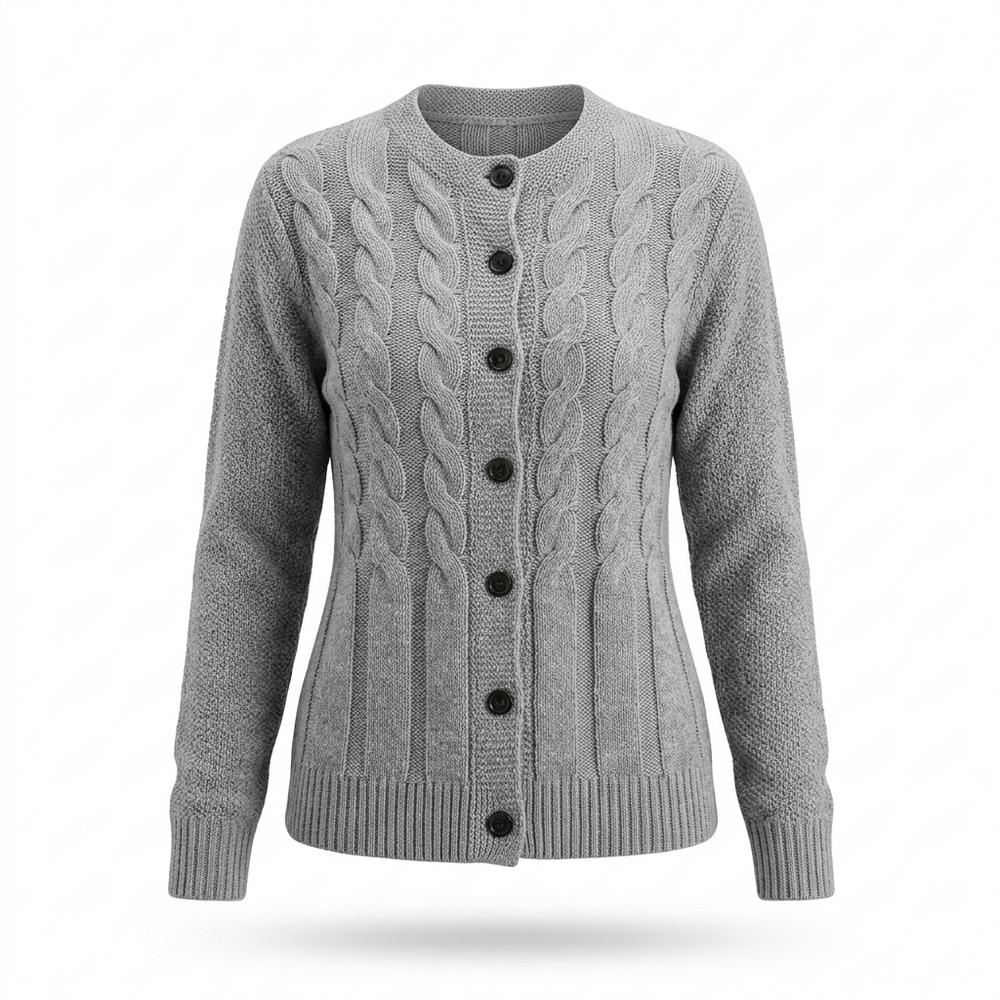 Nobleman Code - Milol | Taillierter Gestrickter Cardigan Damen
