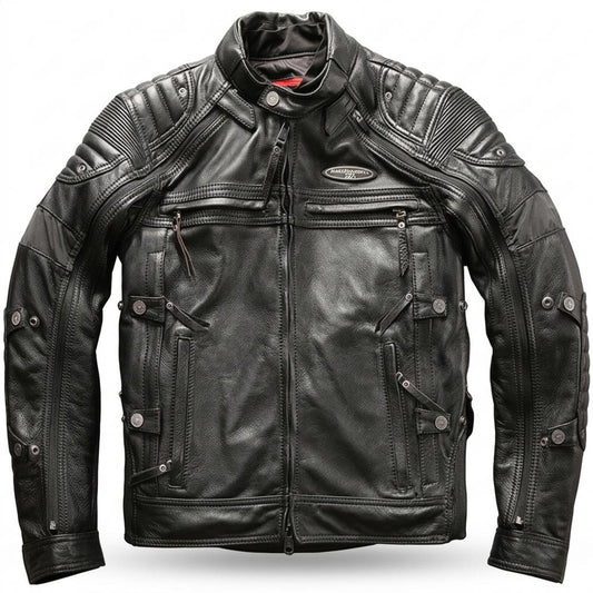 Nobleman Code - Zomes | Gepolstert Funktional Lederjacke Herren