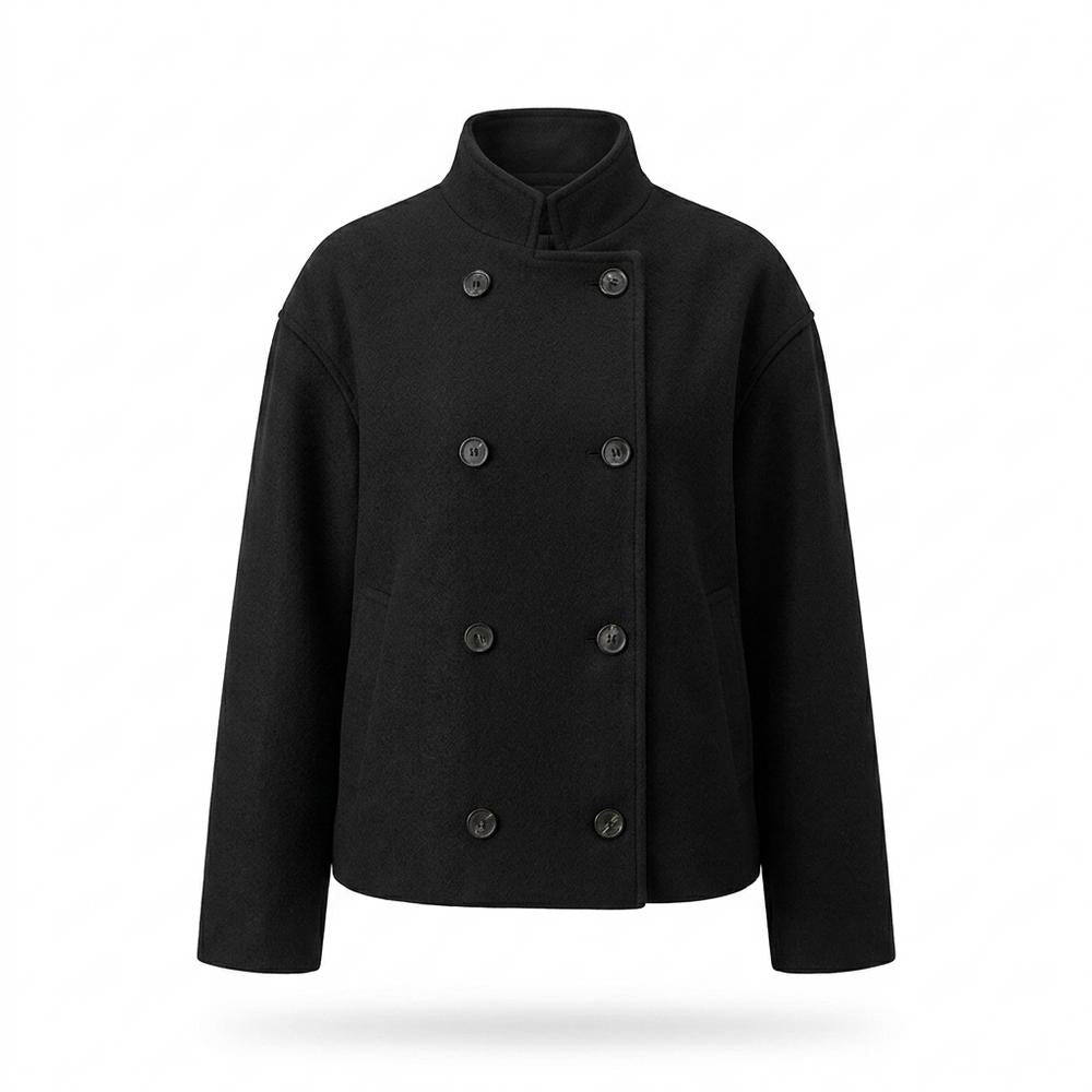 Nobleman Code - Cumuk | Doppelreihige Kastige Jacke Damen