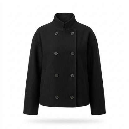 Nobleman Code - Cumuk | Doppelreihige Kastige Jacke Damen