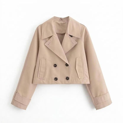Nobleman Code - Zigak | Doppelreihige Kurze Jacke Damen