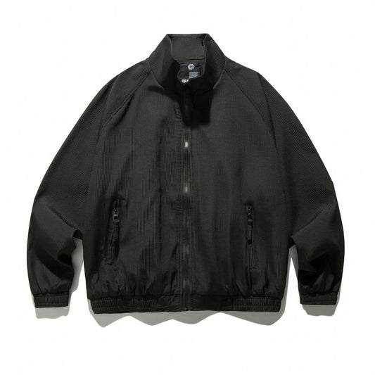 Gentleman Code - Mitod | Gerippte Stehkragen Jacke Unisex