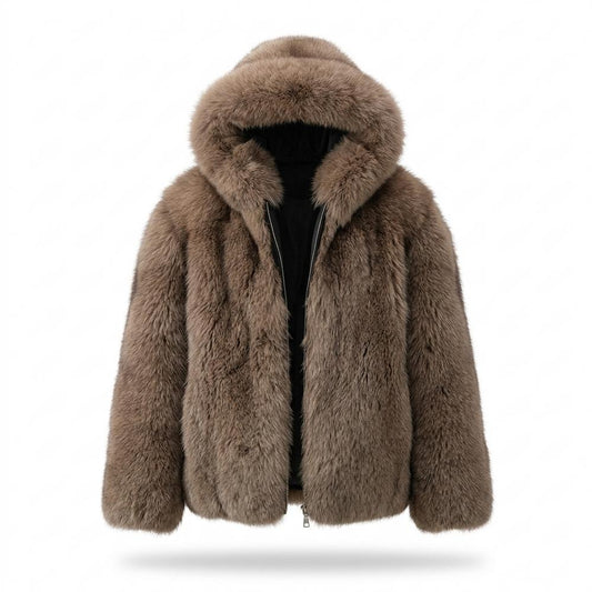 Nobleman Code - Mihum | Gefütterte Pelzartige Jacke Unisex