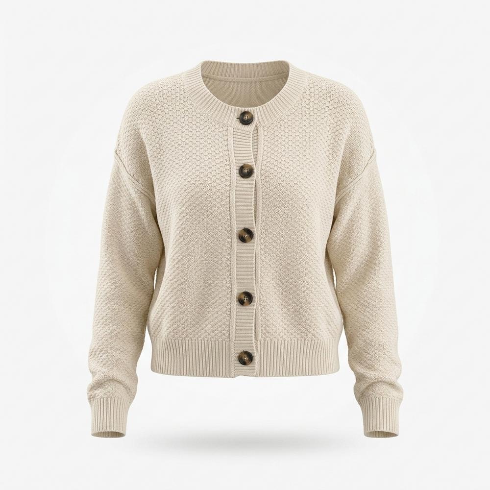 Nobleman Code - Sonot | Strukturiert Geknöpft Cardigan Damen