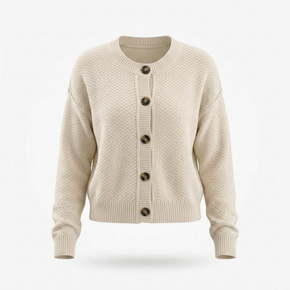Nobleman Code - Sonot | Strukturiert Geknöpft Cardigan Damen