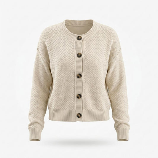 Nobleman Code - Sonot | Strukturiert Geknöpft Cardigan Damen