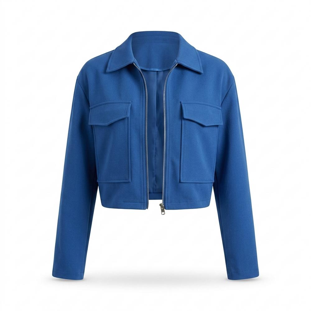 Nobleman Code - Eowek | Kurze Glatte Jacke Damen