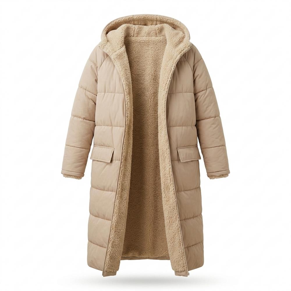 Gentleman Code - Ailas | Gefütterter Gesteppter Mantel Damen