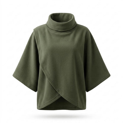 Nobleman Code - Vavol | Hochgeschlossener Asymmetrischer Pullover Damen