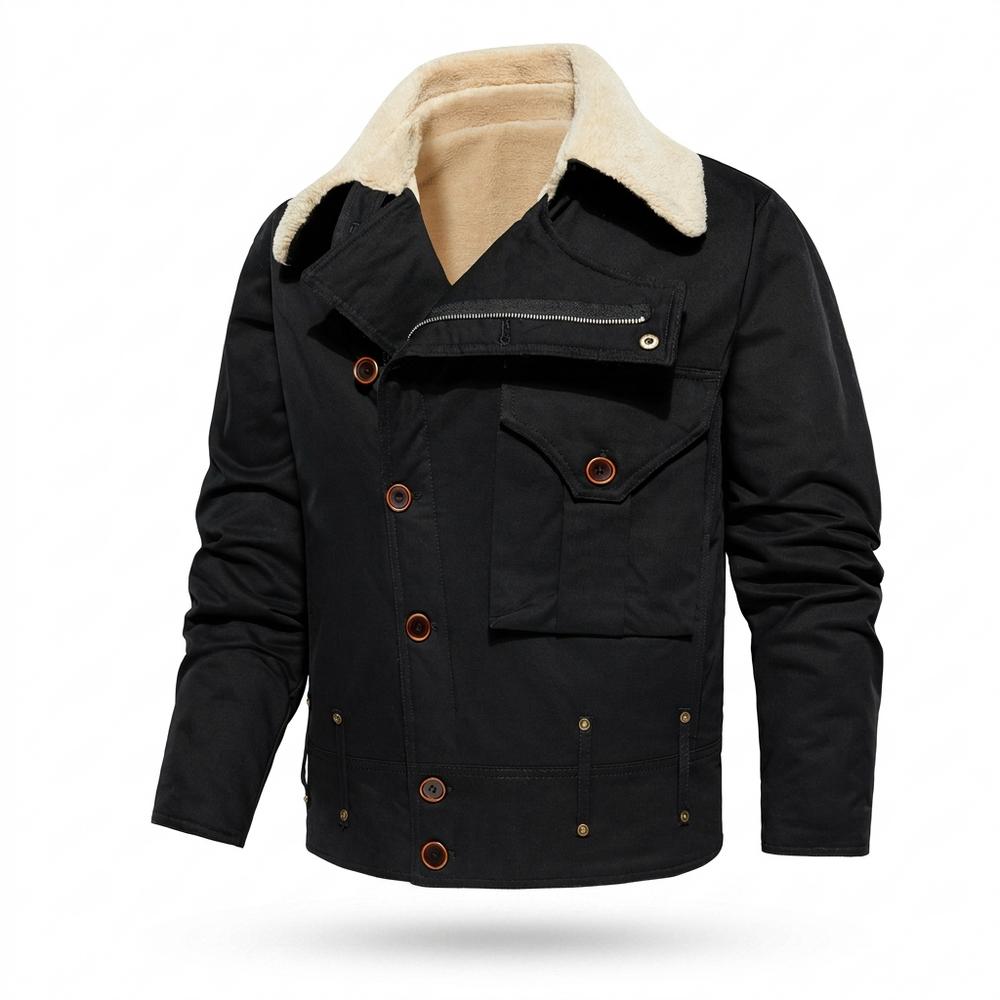 Gentleman Code - Monil | Gefüttert Geknöpft Jacke Herren
