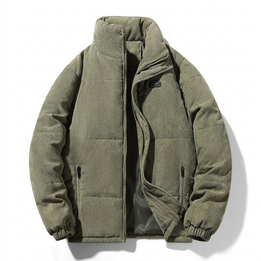 Nobleman Code - Rohar | Wattierte Cord Jacke Herren