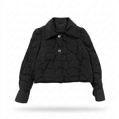 Gentleman Code - Dogam | Gesteppt Geknöpft Jacke Damen