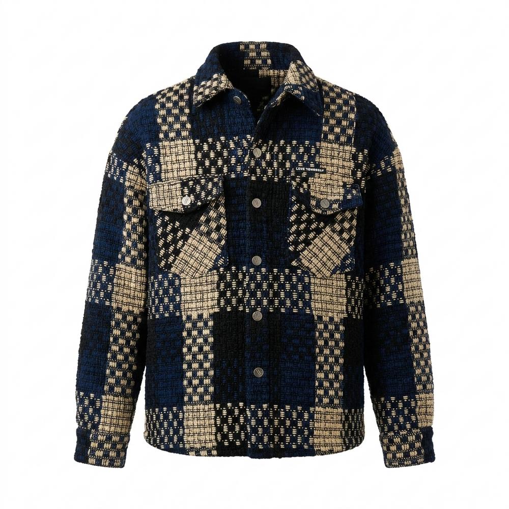 Gentleman Code - Eogov | Strukturiert Gemustert Jacke Unisex