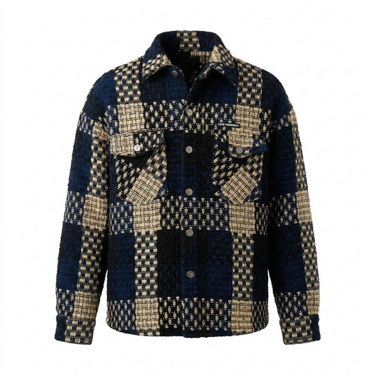 Gentleman Code - Eogov | Strukturiert Gemustert Jacke Unisex