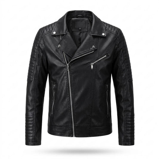 Nobleman Code - Kapas | Gesteppte Taillierte Lederjacke Herren