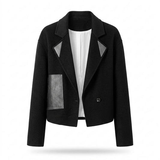Nobleman Code - Vuwum | Kurzgeschnittener Applizierter Sakko Damen