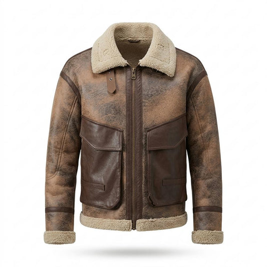Nobleman Code - Notam | Gefüttert Patiniert Lederjacke Herren