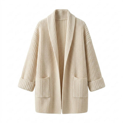 Gentleman Code - Eevos | Grobstrick Schalkragen Cardigan Damen