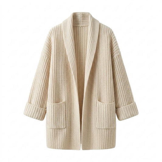 Gentleman Code - Eevos | Grobstrick Schalkragen Cardigan Damen