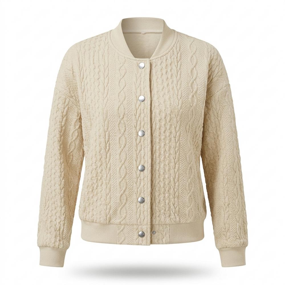 Gentleman Code - Mikot | Strukturiert Gestrickt Jacke Damen